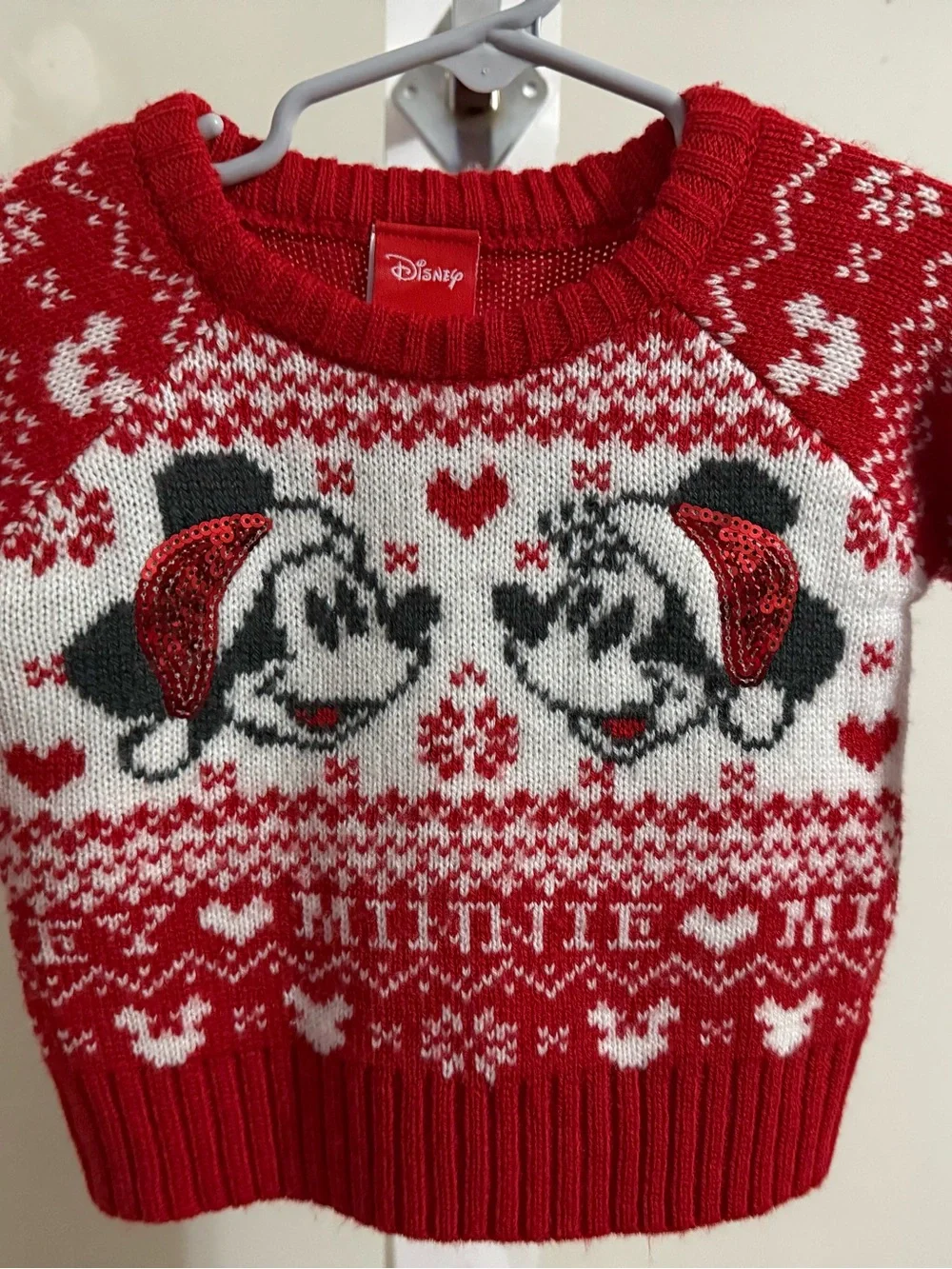 Disney Mickey & Minnie Holiday Sweater